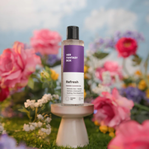 Her Fantasy Box Refresh pH Balancing Shower Gel - Natural Feminine Hygiene Solution for Gentle Cleansing, Odor Control, and Skin Nourishment - pH-Balanced Formula for All Skin Types